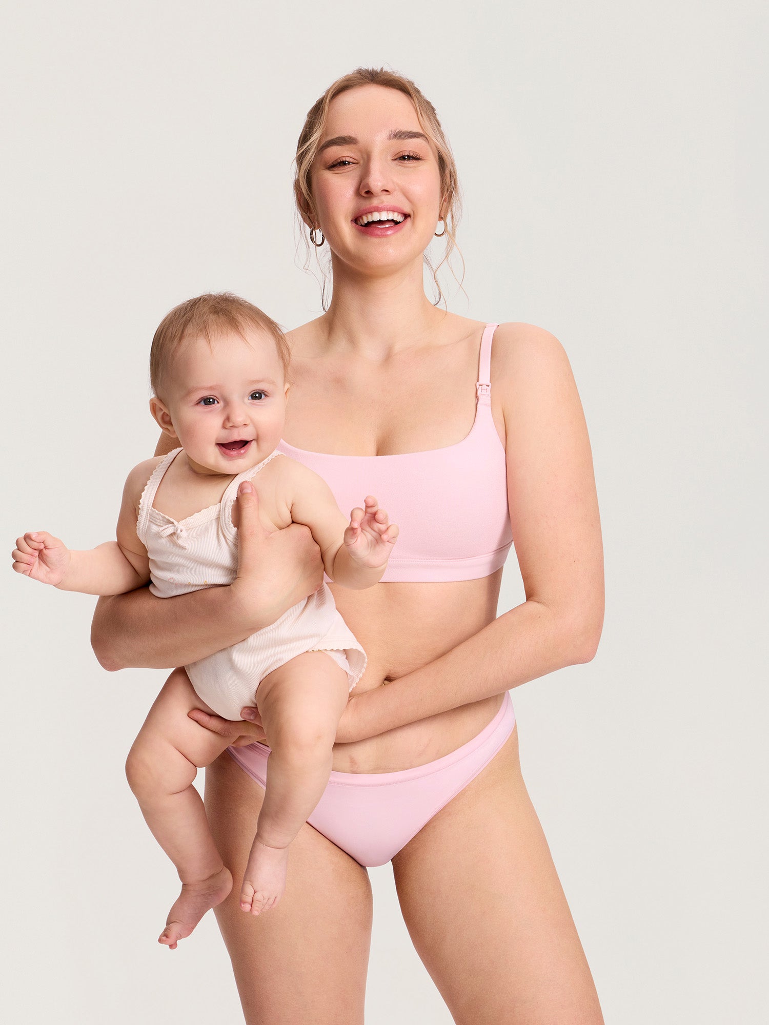 Cotton Scoop Neck Nursing Bralette