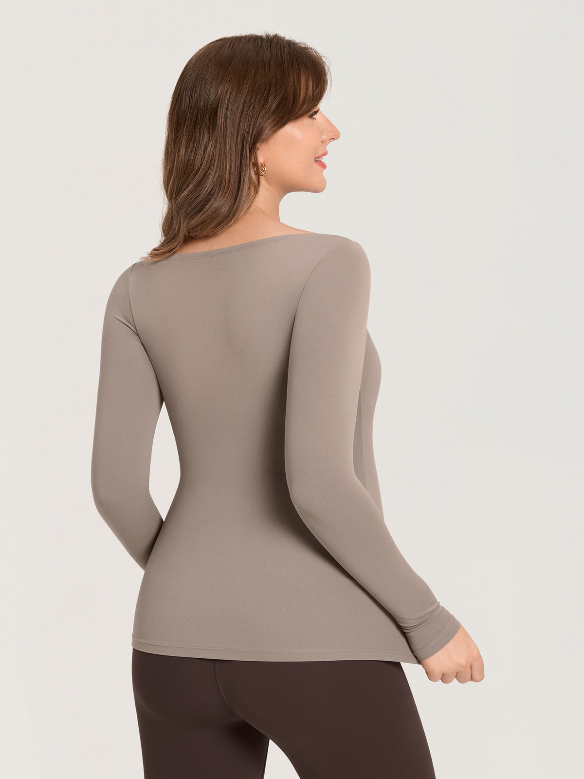 AirSofta Boatneck Maternity Top - Long Sleeves