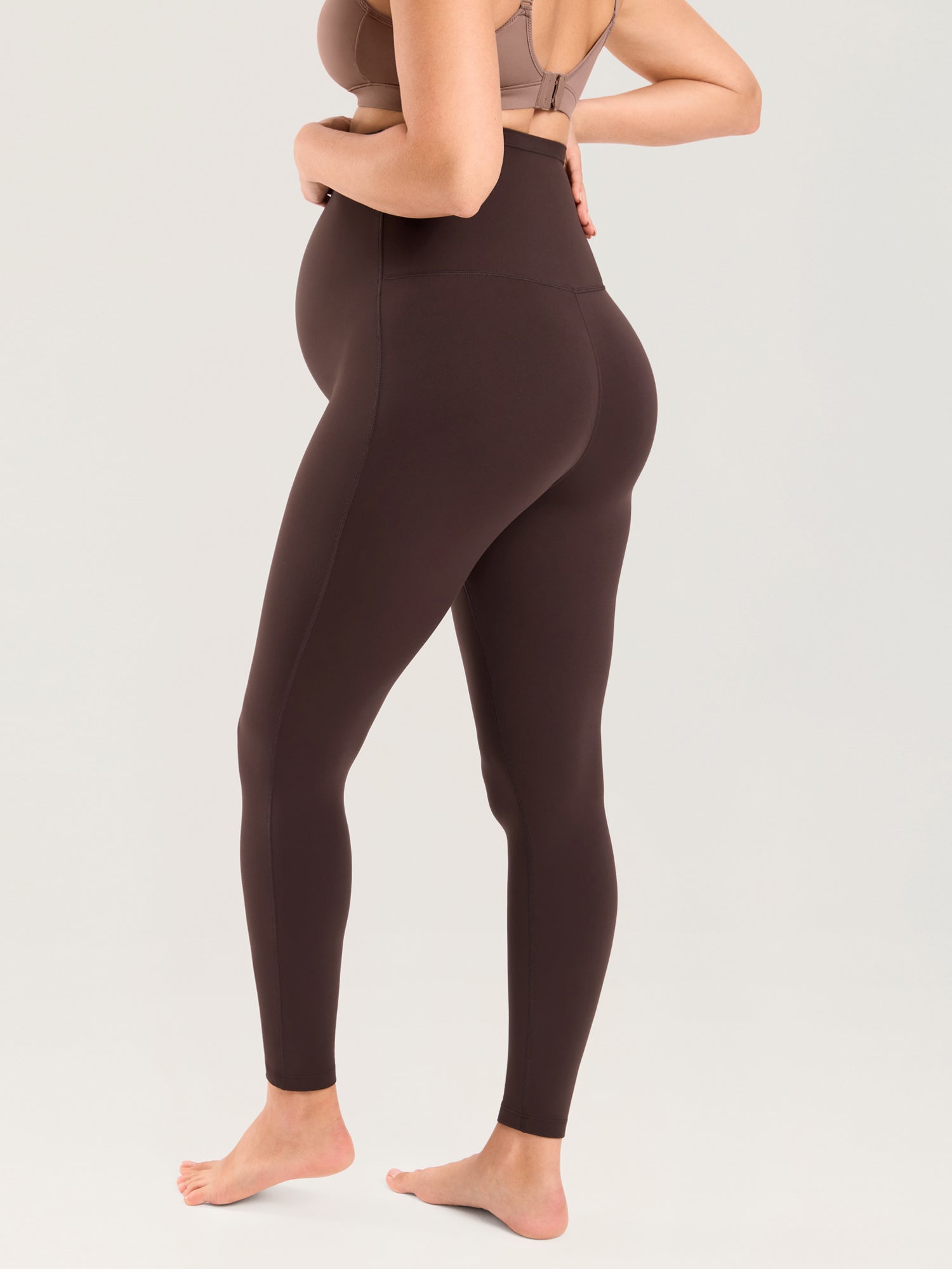 Natrelax® Seamless-Front Maternity Leggings 25"