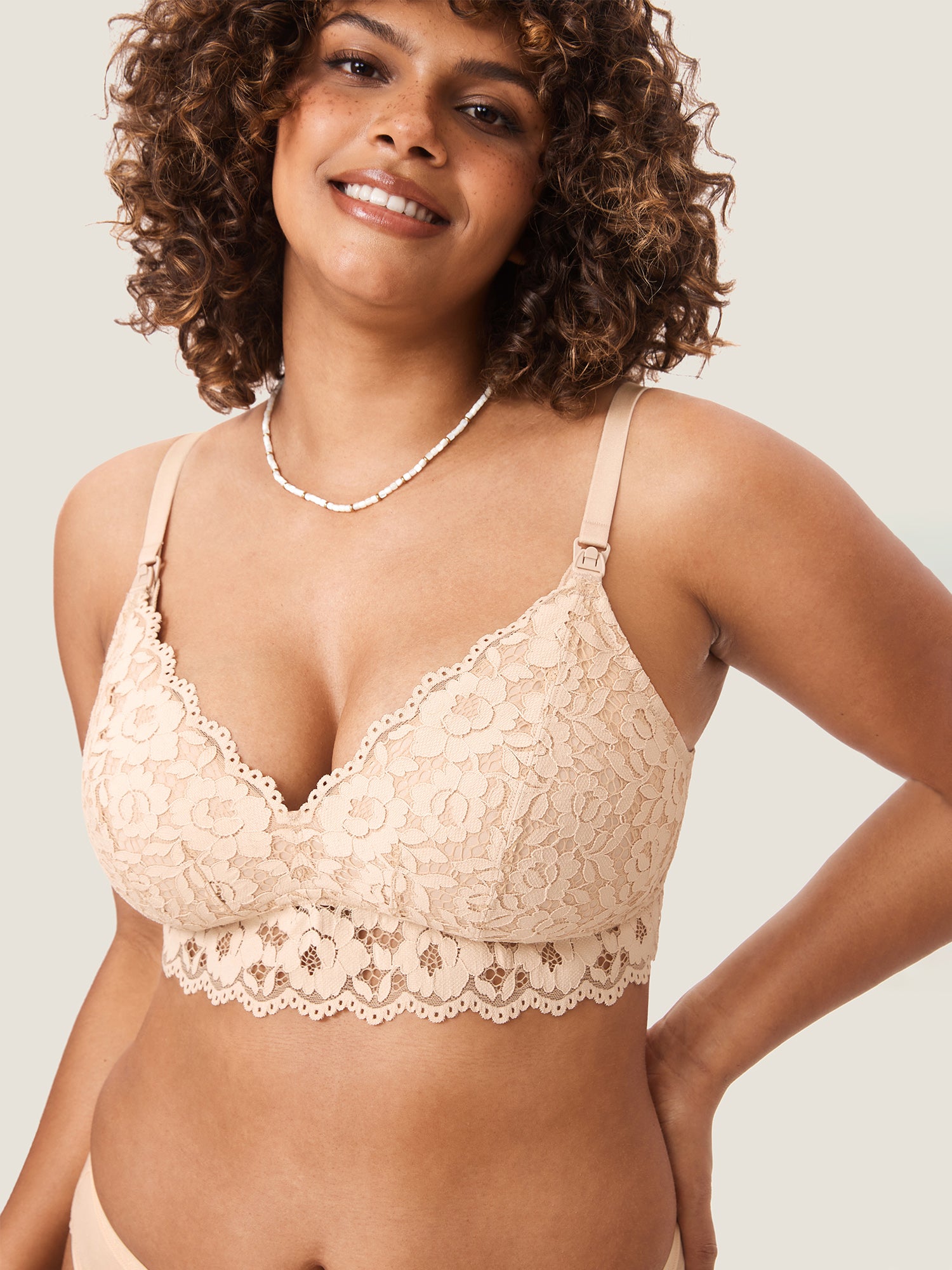More Support Lace Nursing Bralette
