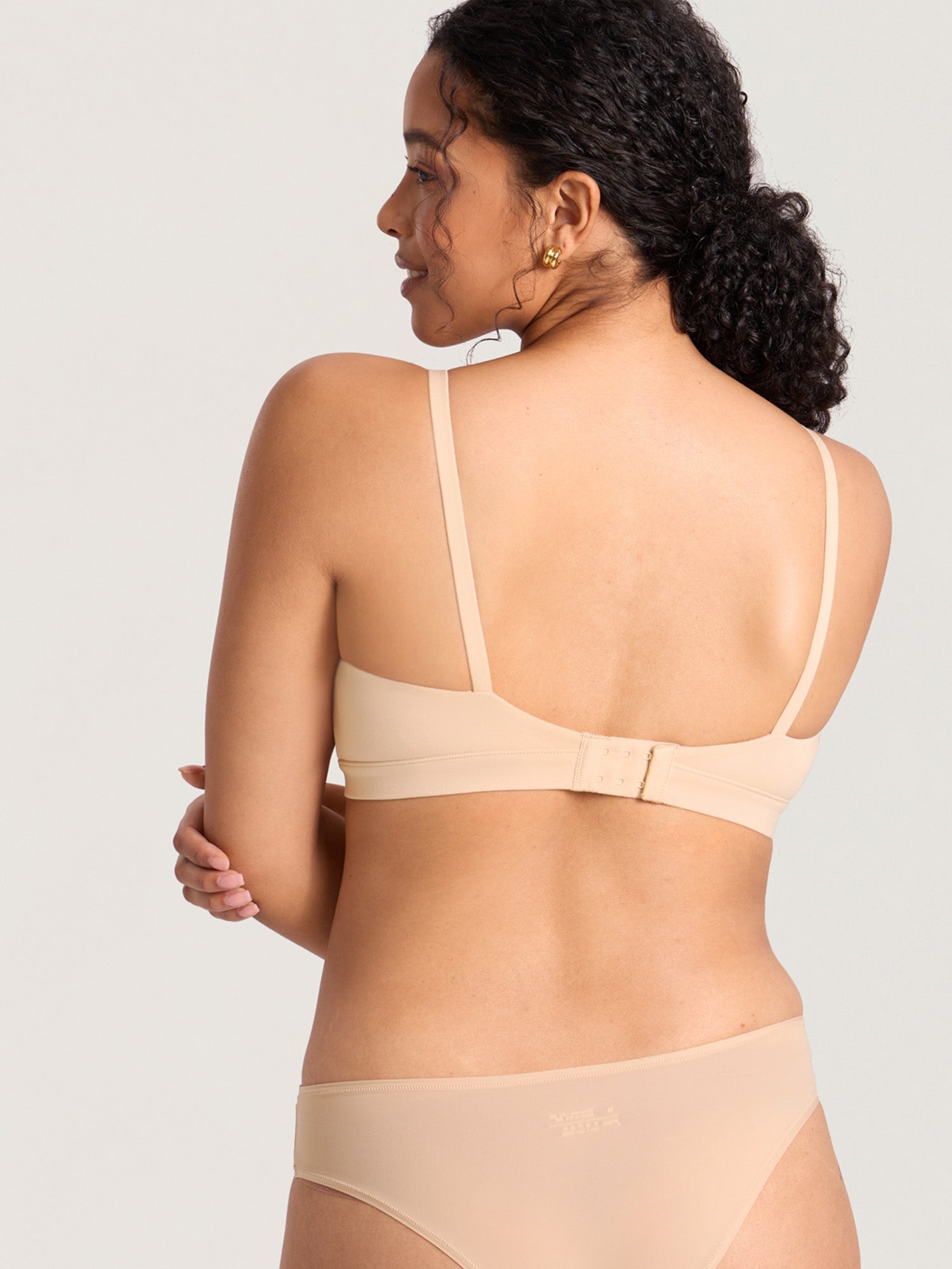 Cotton Scoop Neck Nursing Bralette