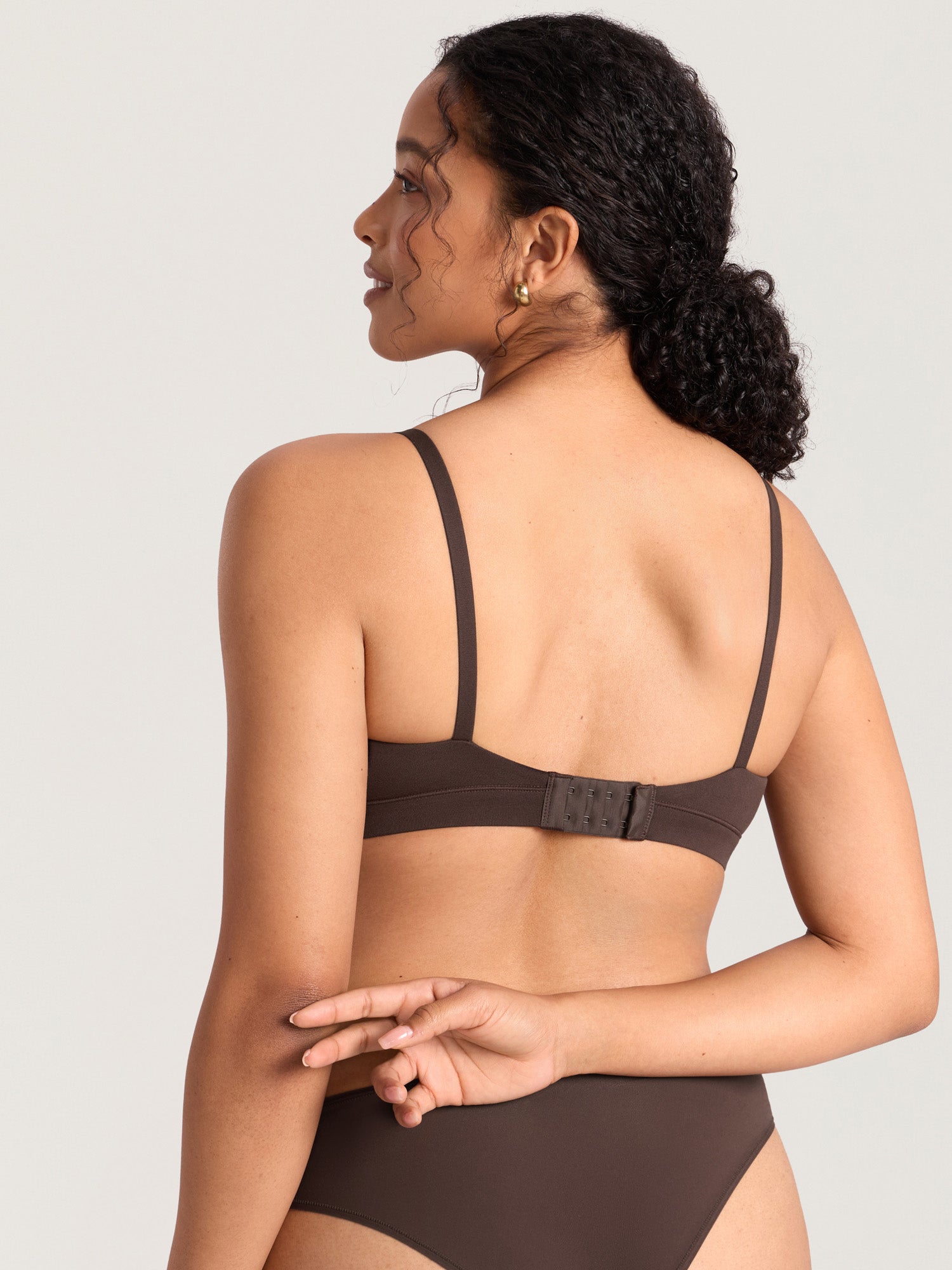 Cotton Scoop Neck Nursing Bralette