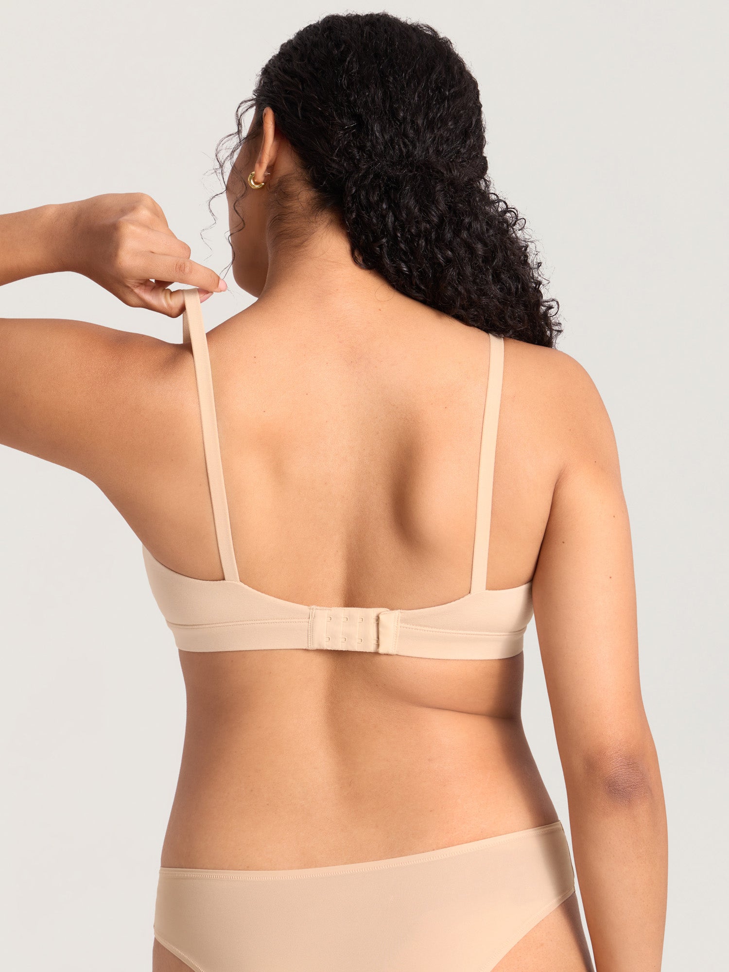 Cotton Lace Trim Nursing Bralette