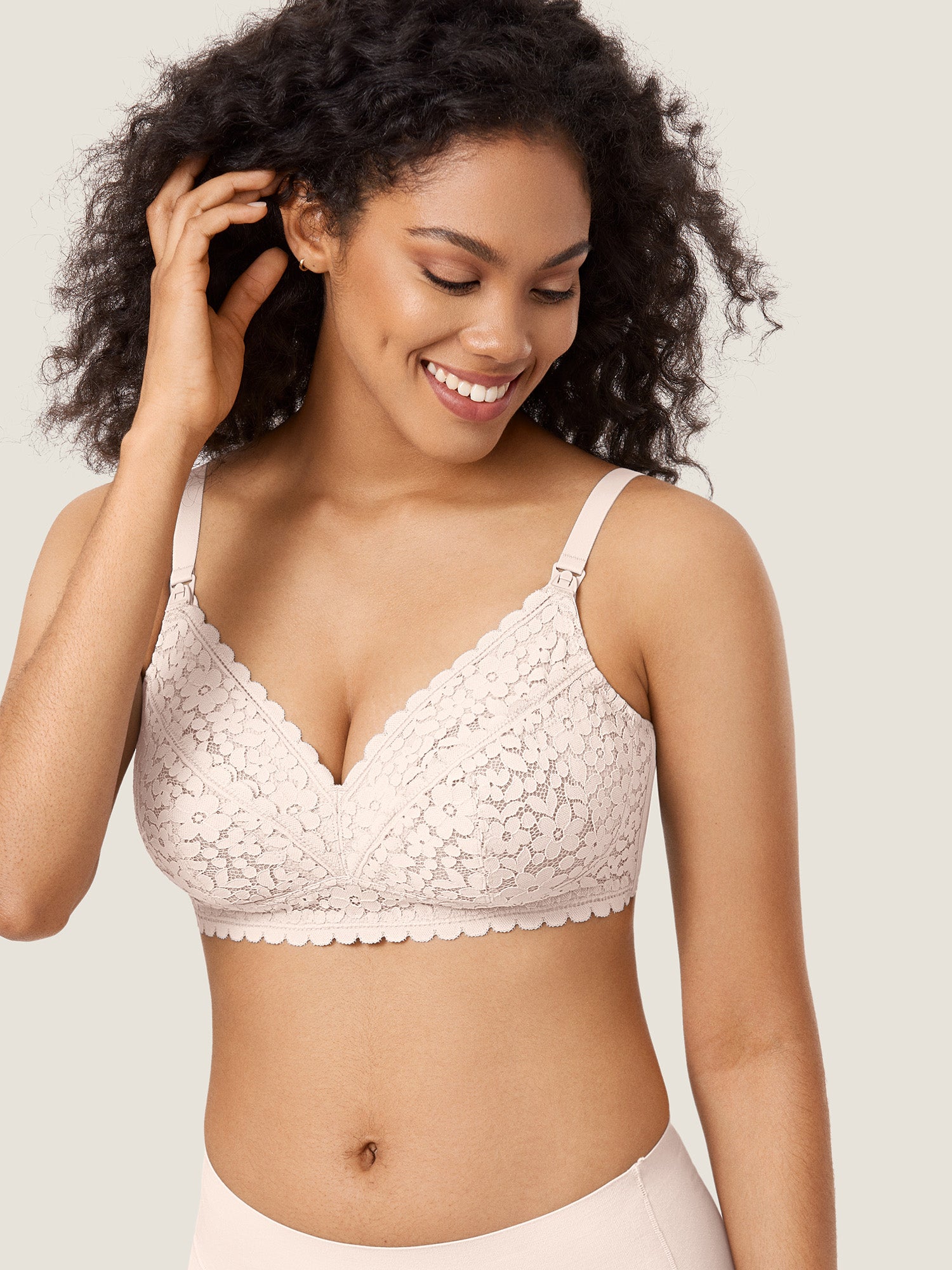 Lace Hands Free Pumping Bra
