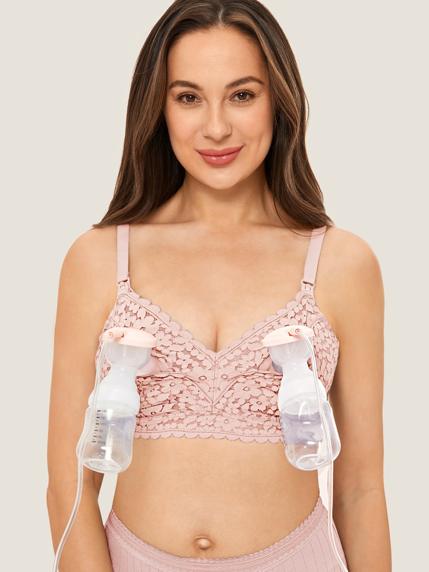 Lace Hands Free Pumping Bra