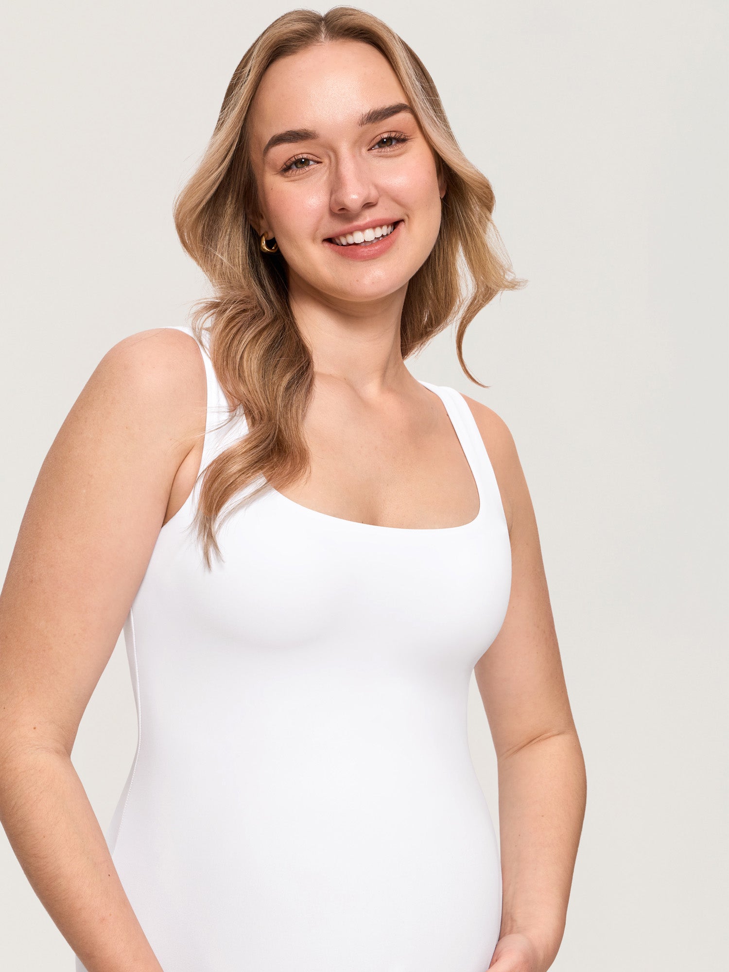 Airsofta Square Neck Maternity Romper