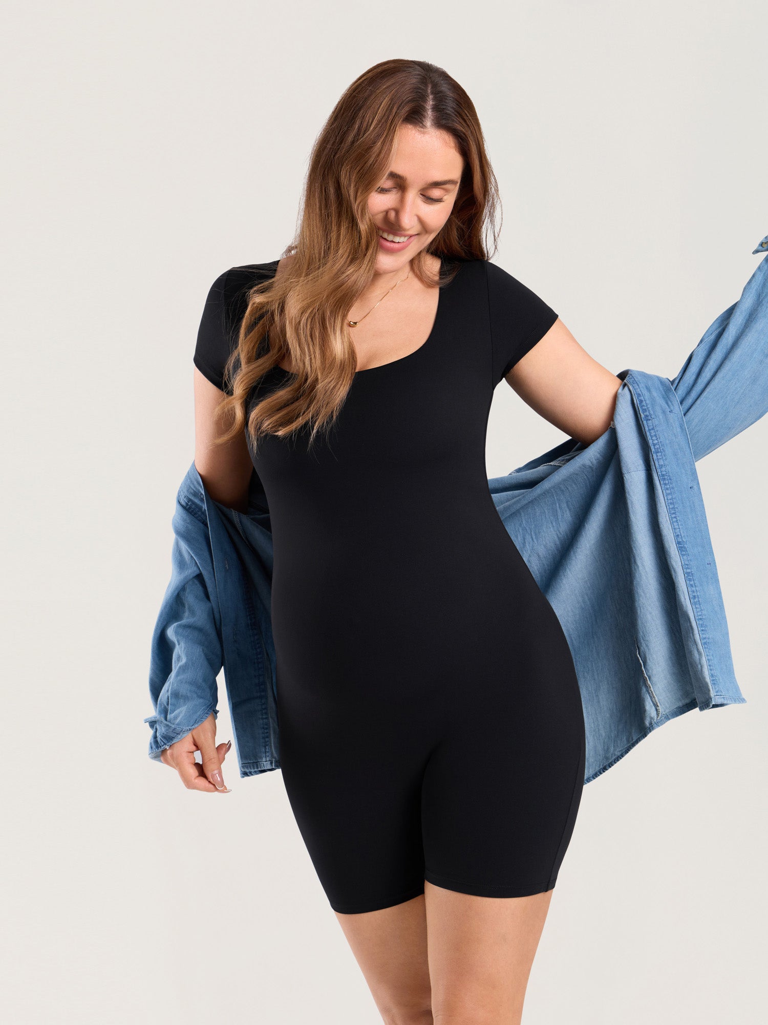 Natrelax® Maternity Short Sleeve Romper