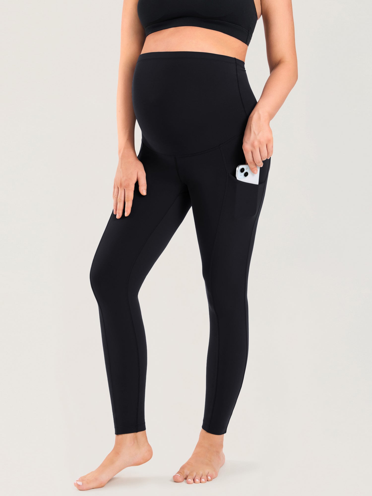 Natrelax® Maternity Leggings with Pockets 25"
