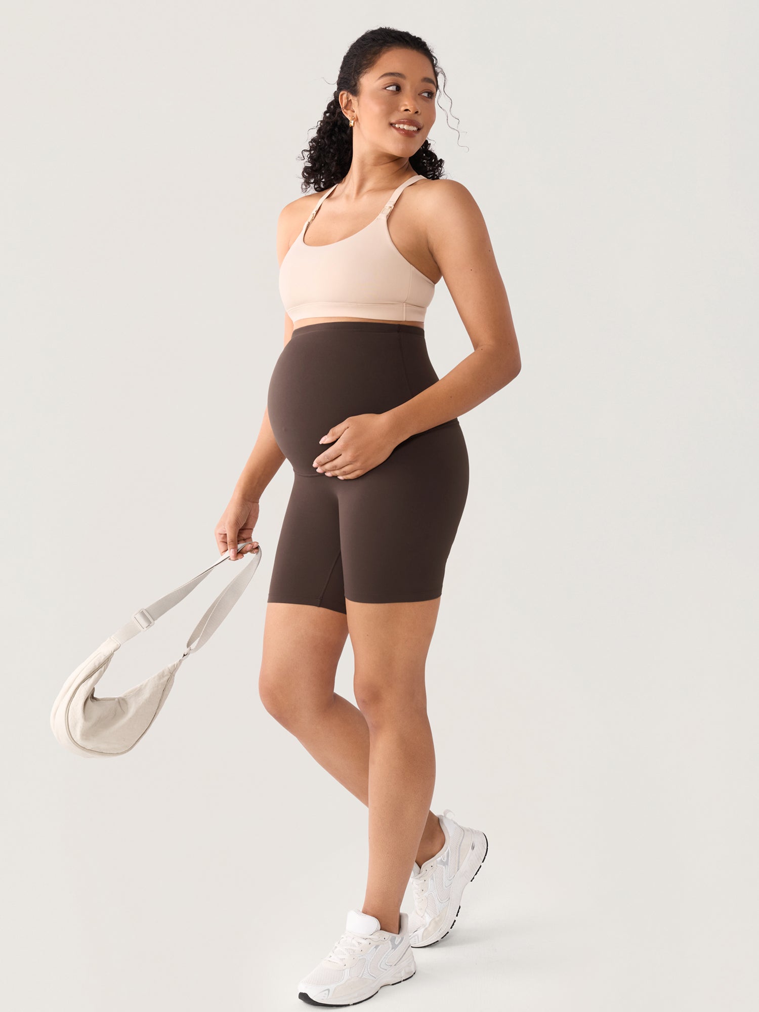 Natrelax® No Front Seam Maternity Shorts 6"