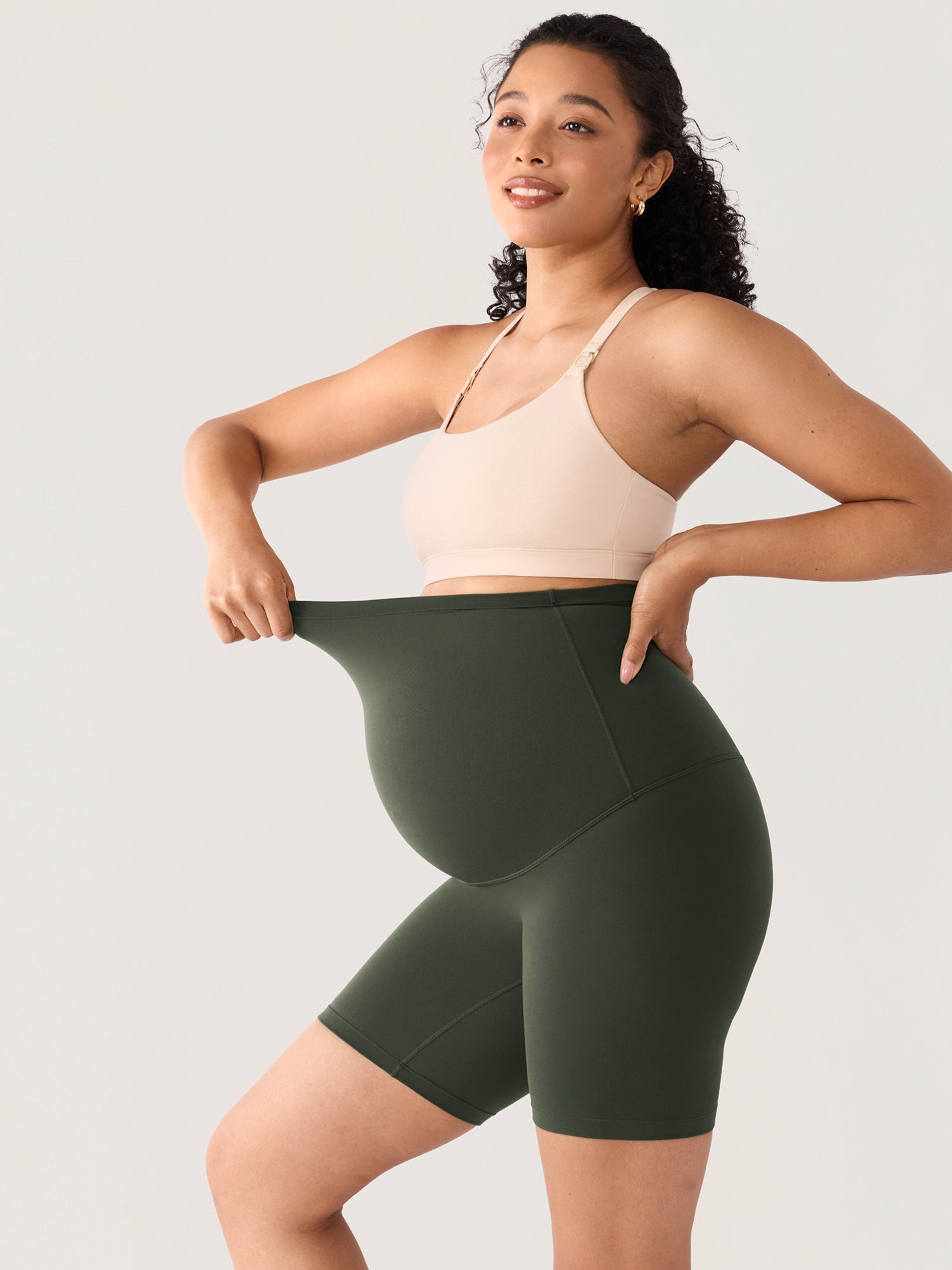 Natrelax® No Front Seam Maternity Shorts 6"