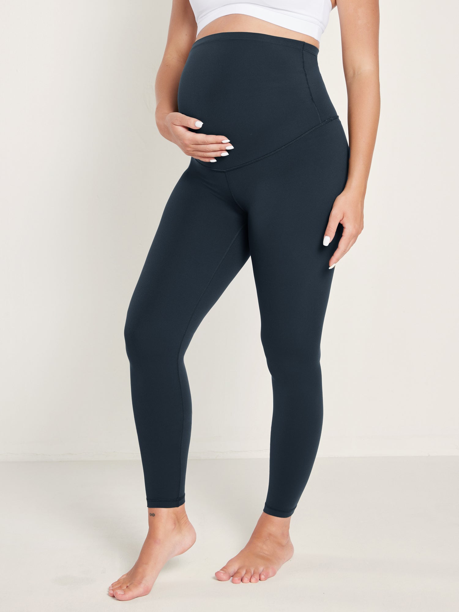 Women's Maternity Leggings Super High Rise Natrelax 28'' Black