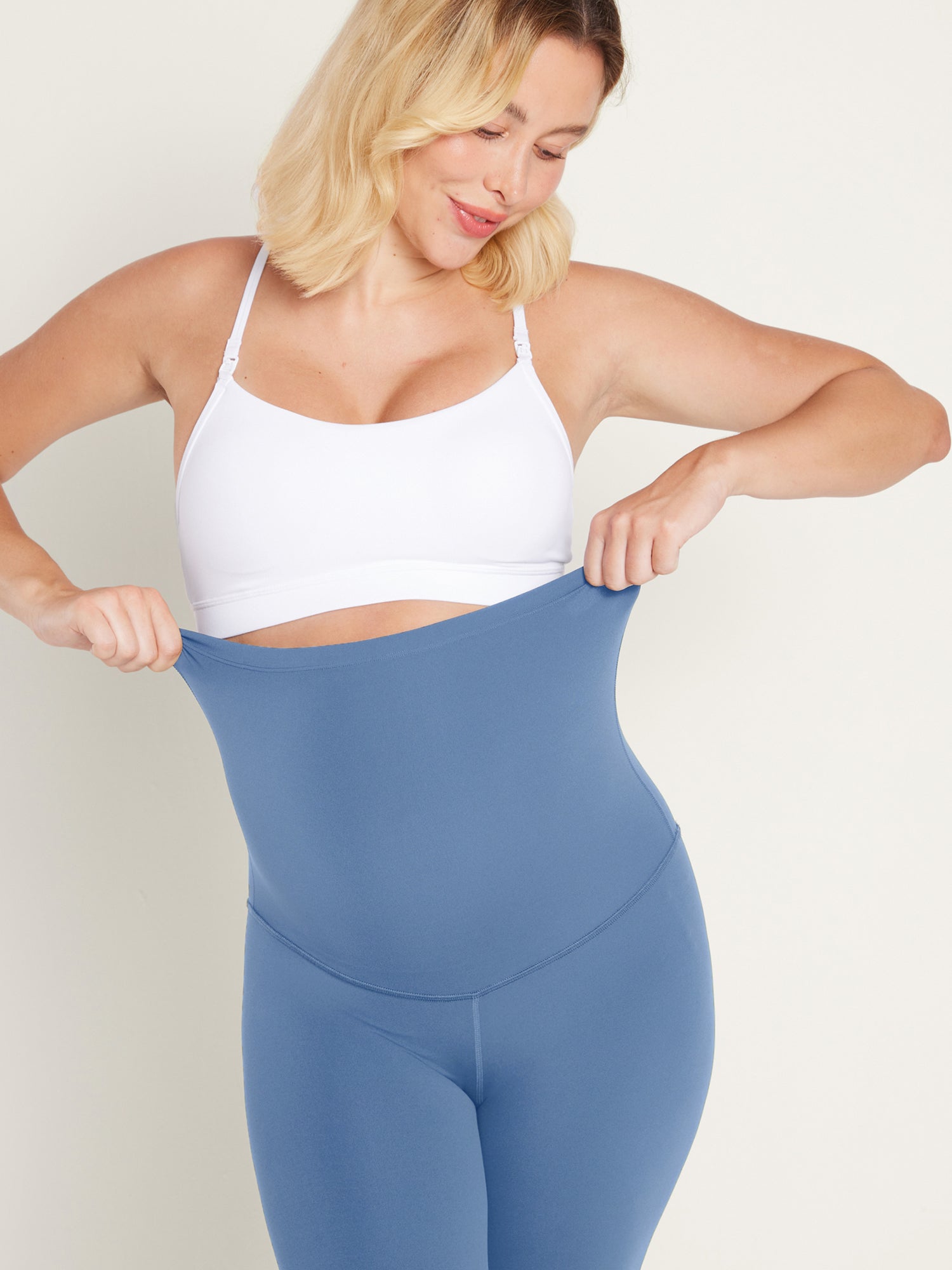 Women's Maternity Leggings Super High Rise Natrelax 28'' Olive Green