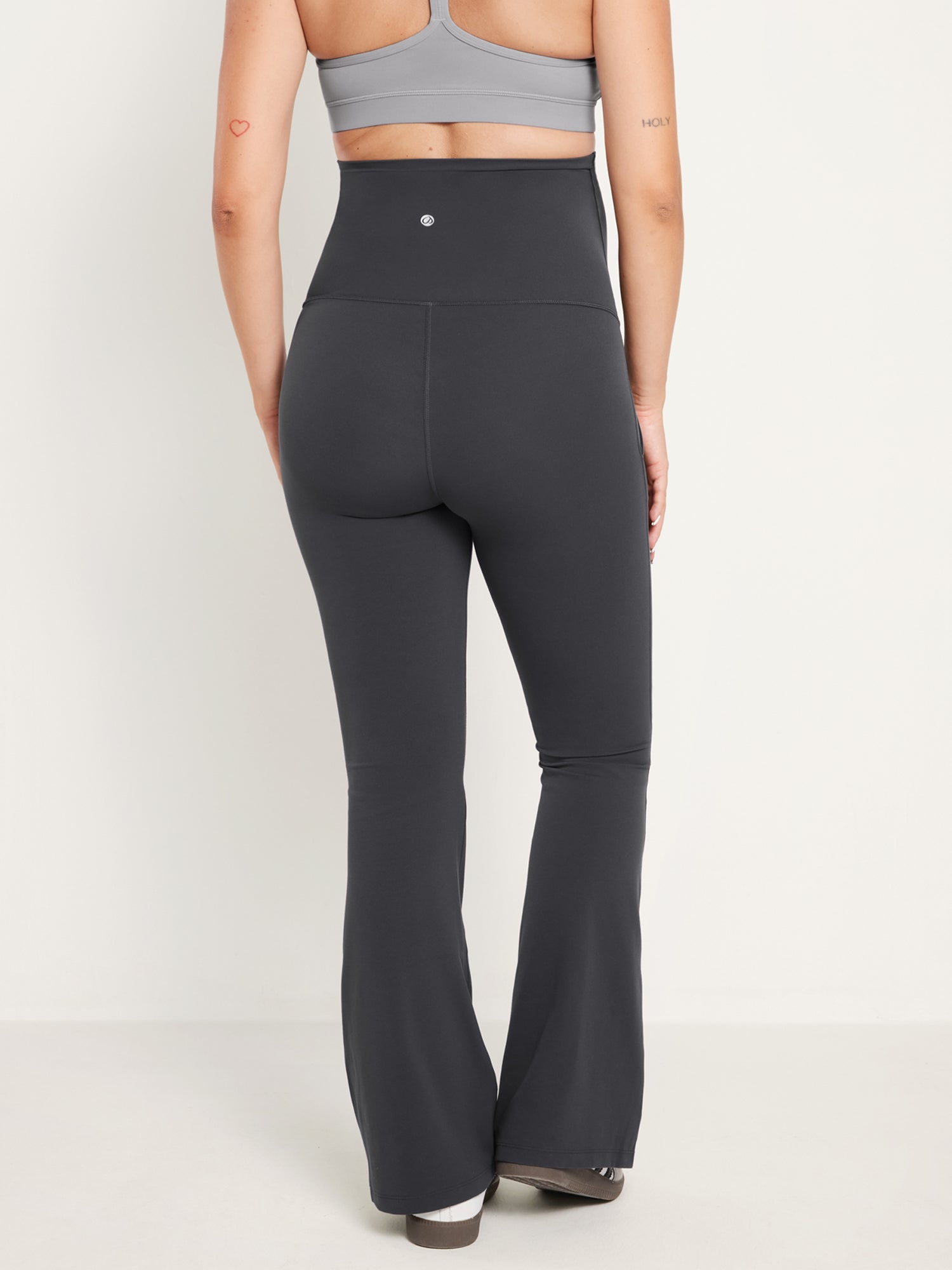 Women's Natrelax®  Maternity Flare Leggings With Pockets Natrelax 25'' Mysterious Grey